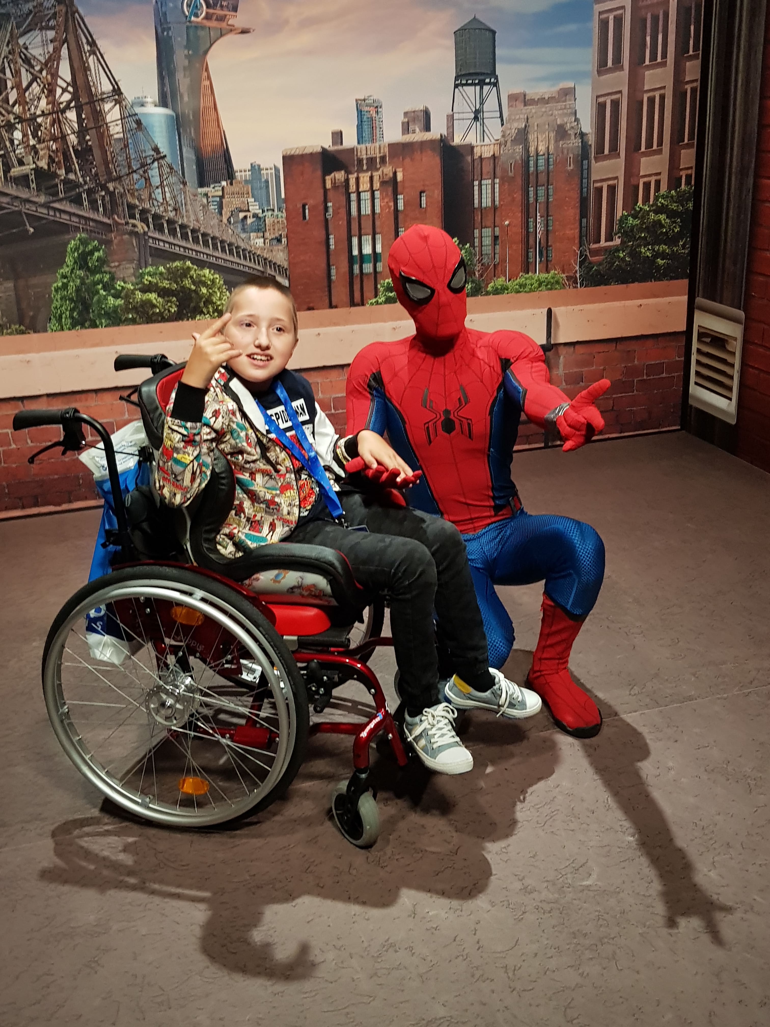 Lucas et Spiderman