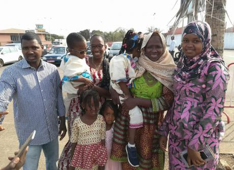 En famille en Guinée