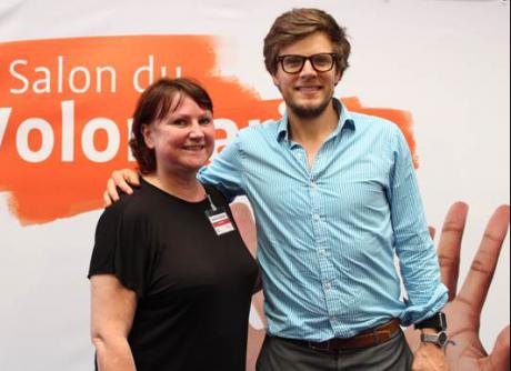 Nathalie et Frédéric au salon du volontariat 