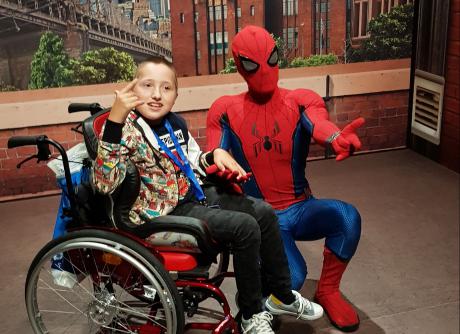 Lucas et Spiderman