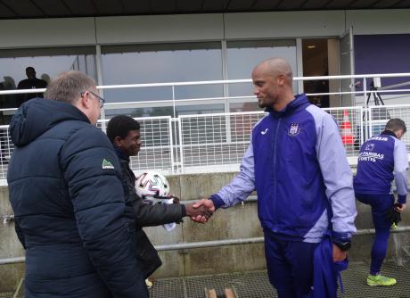 Crispin et Vincent Kompany