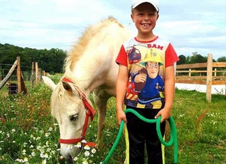 Timéo et un cheval
