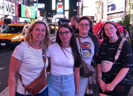 Emma et Lina à New-York